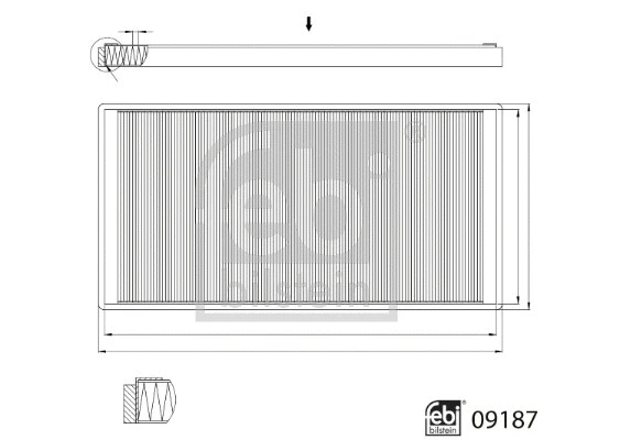 Salono filtras FEBI BILSTEIN 09187