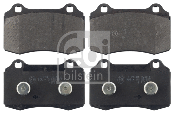 Diskinių stabdžių trinkelių rinkinys FEBI BILSTEIN 116079