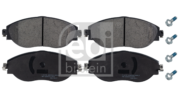 Diskinių stabdžių trinkelių rinkinys FEBI BILSTEIN 116243