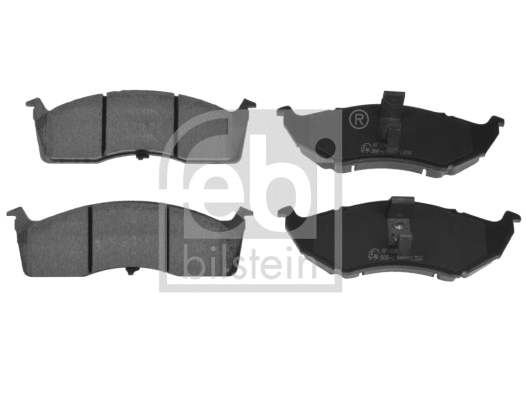 Diskinių stabdžių trinkelių rinkinys FEBI BILSTEIN 116366