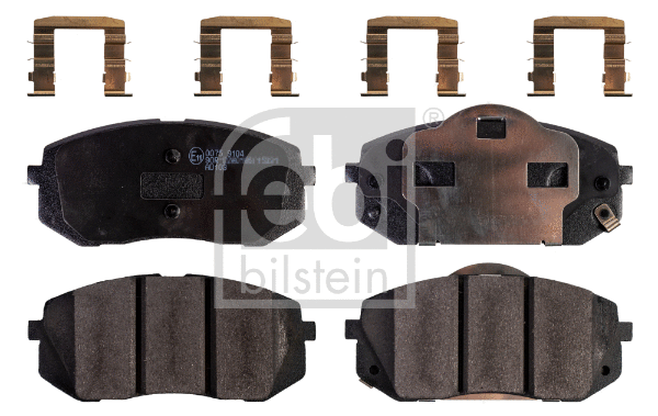 Diskinių stabdžių trinkelių rinkinys FEBI BILSTEIN 116410