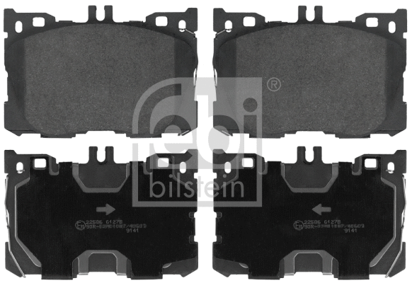 Diskinių stabdžių trinkelių rinkinys FEBI BILSTEIN 116428