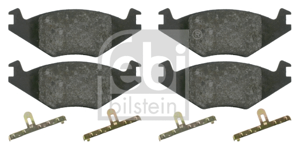 Diskinių stabdžių trinkelių rinkinys FEBI BILSTEIN 16011