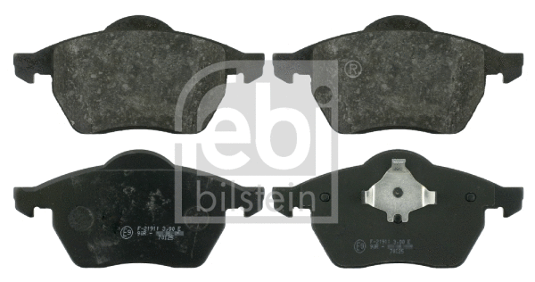 Diskinių stabdžių trinkelių rinkinys FEBI BILSTEIN 16280