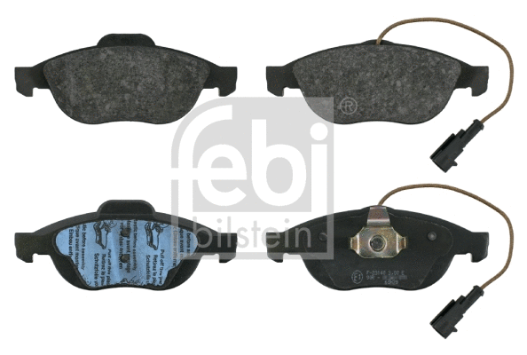 Diskinių stabdžių trinkelių rinkinys FEBI BILSTEIN 16293