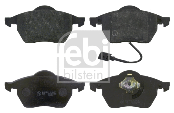 Diskinių stabdžių trinkelių rinkinys FEBI BILSTEIN 16334