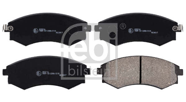 Diskinių stabdžių trinkelių rinkinys FEBI BILSTEIN 170253