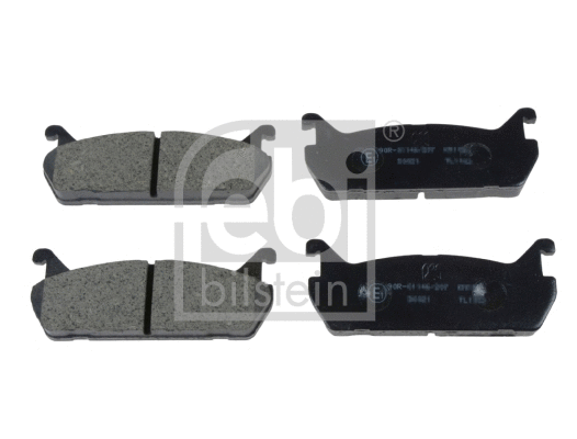 Diskinių stabdžių trinkelių rinkinys FEBI BILSTEIN 170269