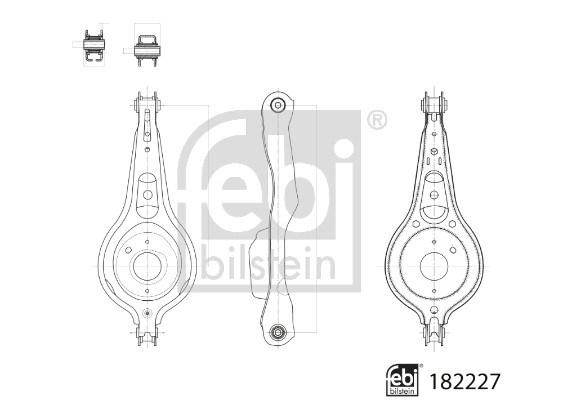 Vikšro valdymo svirtis FEBI BILSTEIN 182227