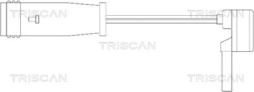 Stabdžių trinkelių susidėvėjimo daviklis TRISCAN 8115 23005