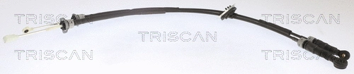 Neautomatinės transmisijo trosas TRISCAN 8140 18704