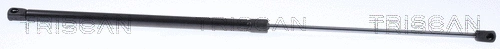 Variklio gaubto dujinė spyruoklė TRISCAN 8710 29153
