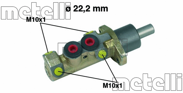 Stabdžių pagrindinis cilindras METELLI 05-0228