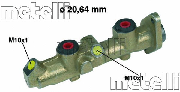 Stabdžių pagrindinis cilindras METELLI 05-0251