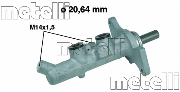 Stabdžių pagrindinis cilindras METELLI 05-0593
