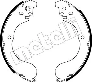 Stabdžių trinkelių komplektas METELLI 53-0296