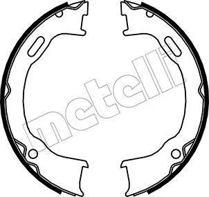 Rankinio stabdžio trinkelių komplektas METELLI 53-0364