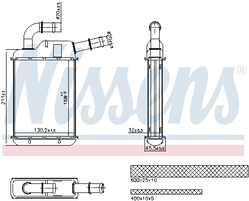 Salono radiatorius NISSENS 707279