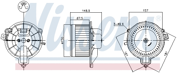 Vidaus putiklis NISSENS 87572