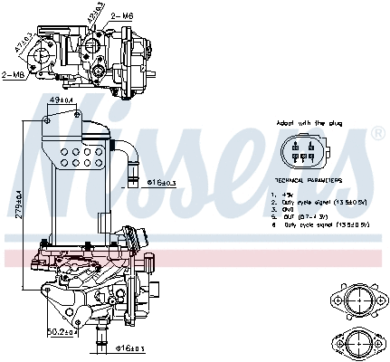 ERG modulis NISSENS 98325