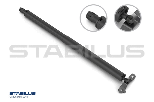 Bagažinės dujinė spyruoklė STABILUS 019027