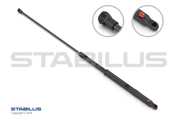 Variklio gaubto dujinė spyruoklė STABILUS 610886