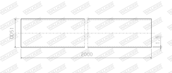 Išleidimo kolektorius WALKER 09895