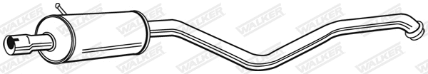 Vidurinis duslintuvas WALKER 22507