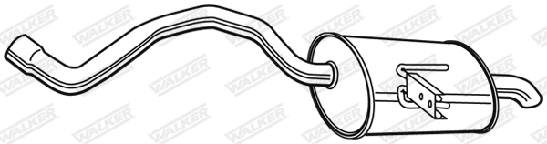 Galinis duslintuvas WALKER 22840