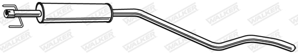 Vidurinis duslintuvas WALKER 23141
