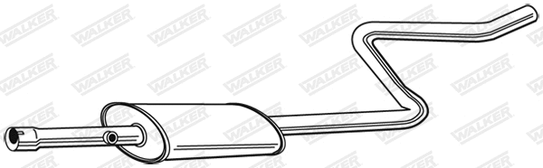 Vidurinis duslintuvas WALKER 23663
