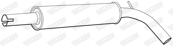 Vidurinis duslintuvas WALKER 71341
