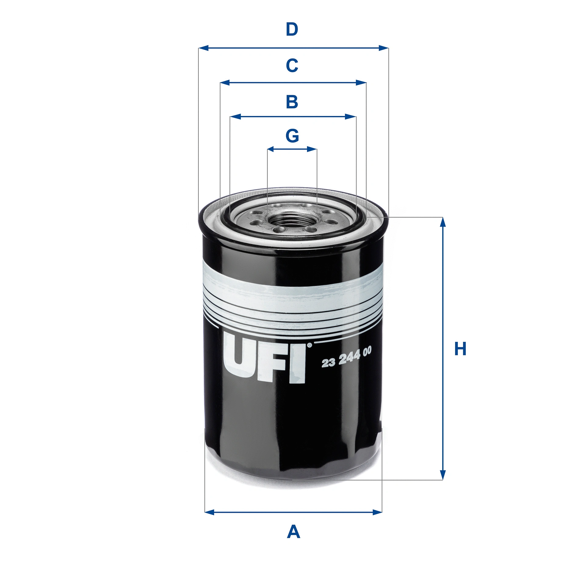 Alyvos filtras UFI 23.244.00