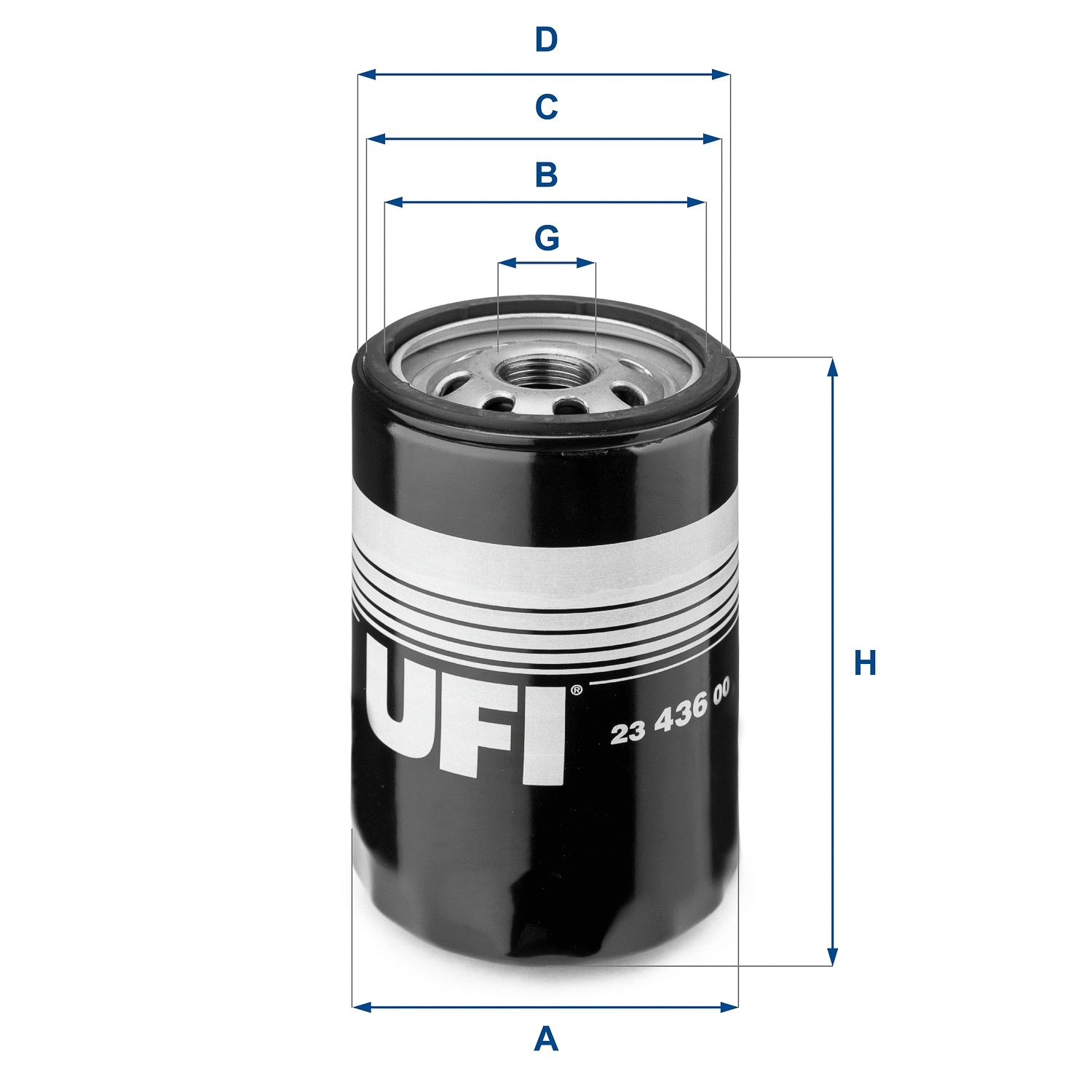Alyvos filtras UFI 23.436.00