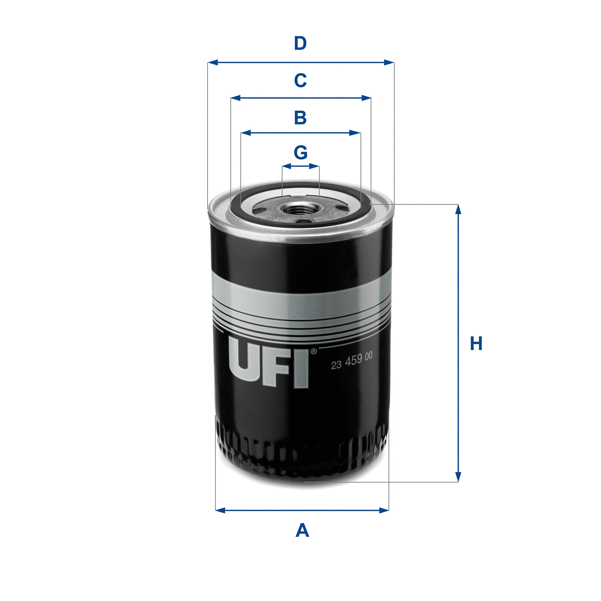 Alyvos filtras UFI 23.459.00