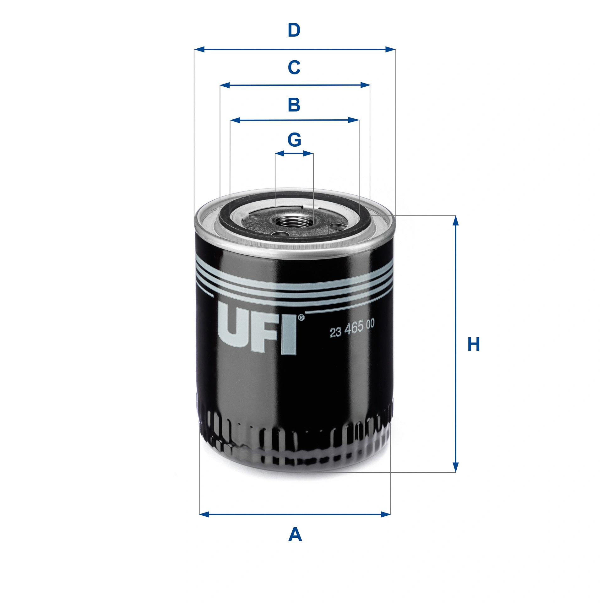 Alyvos filtras UFI 23.465.00