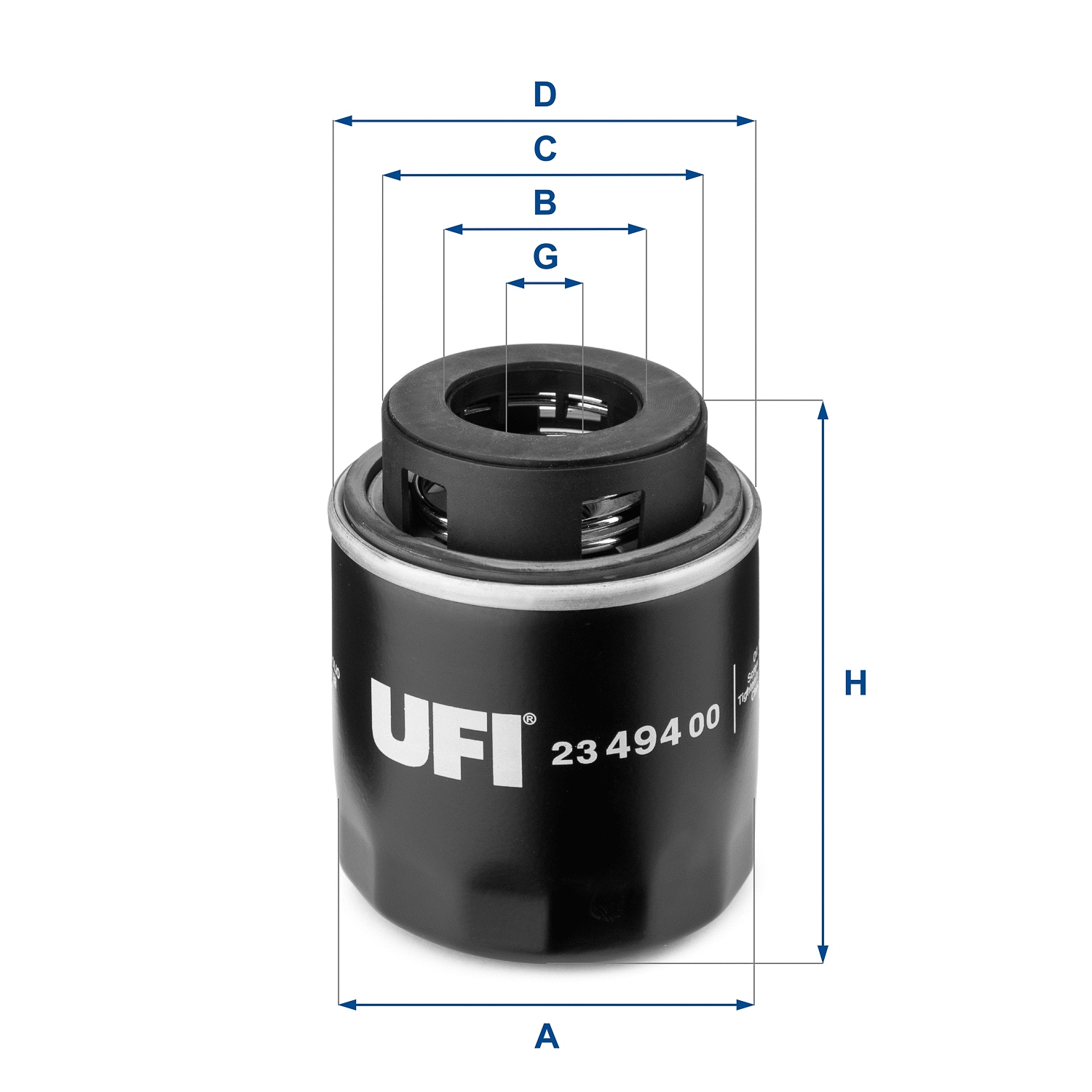 Alyvos filtras UFI 23.494.00