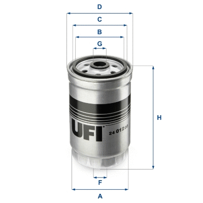Kuro filtras UFI 24.012.00