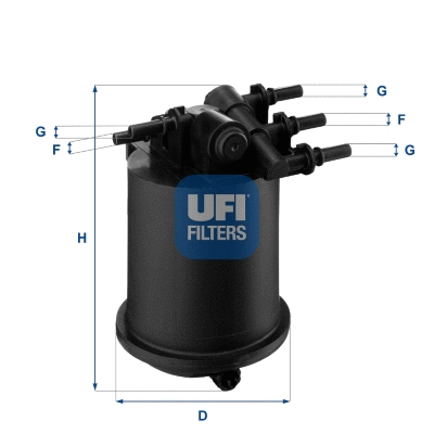 Kuro filtras UFI 24.086.00