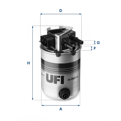 Kuro filtras UFI 24.095.00
