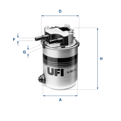 Kuro filtras UFI 24.095.04