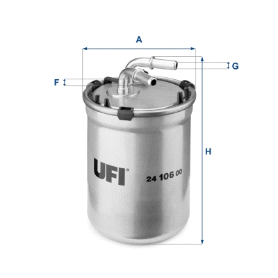 Kuro filtras UFI 24.106.00