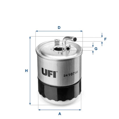 Kuro filtras UFI 24.107.00