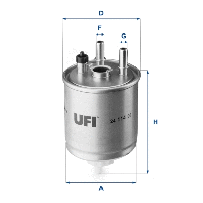 Kuro filtras UFI 24.114.00