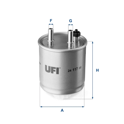 Kuro filtras UFI 24.117.00