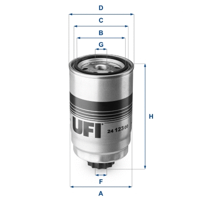Kuro filtras UFI 24.123.00