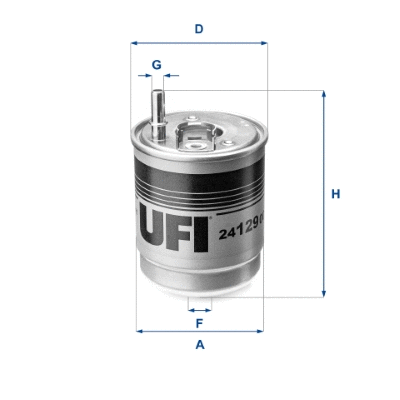 Kuro filtras UFI 24.129.00