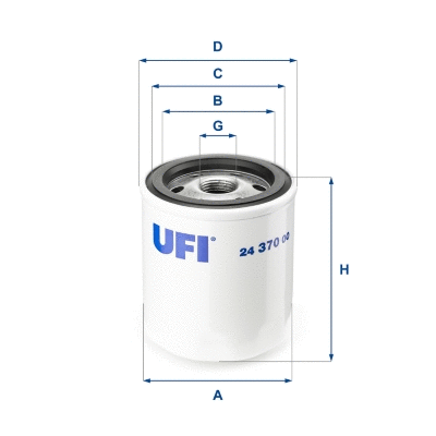 Kuro filtras UFI 24.370.00