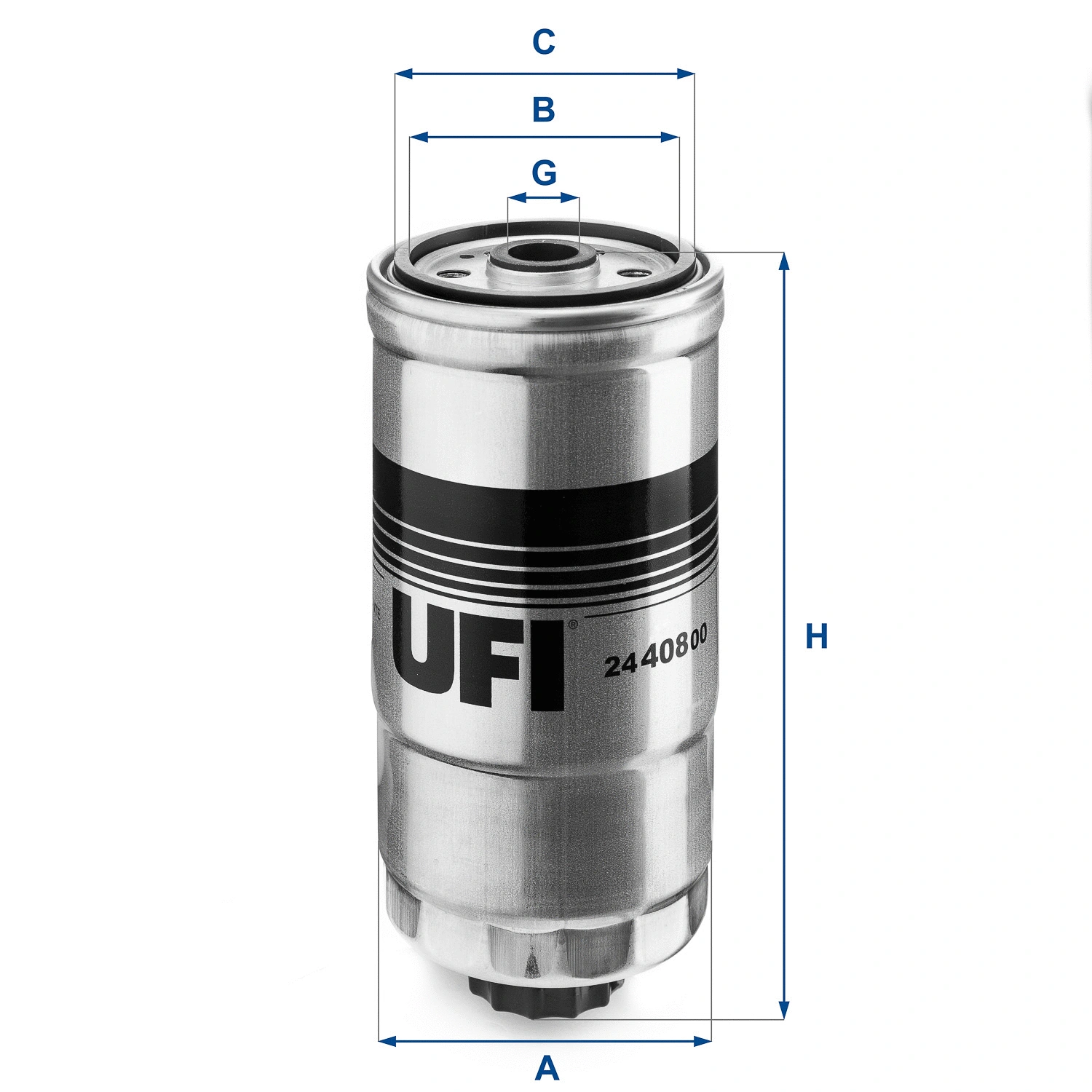 Kuro filtras UFI 24.408.00