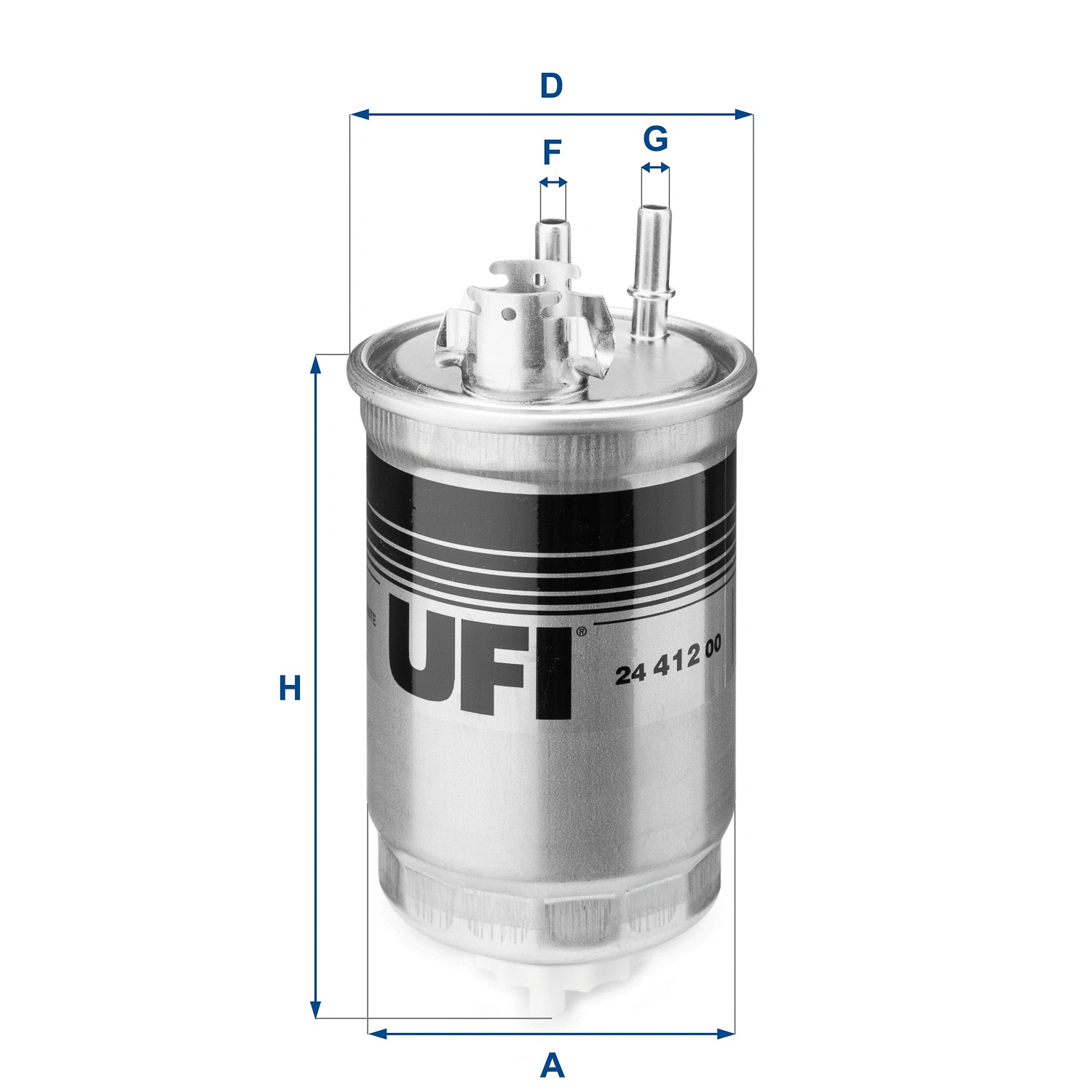Kuro filtras UFI 24.412.00